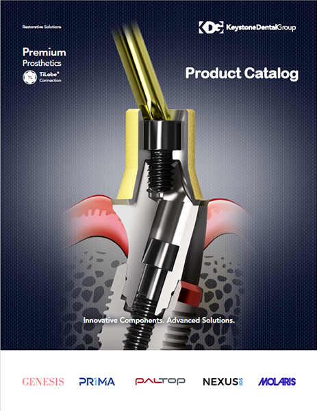 Premium-Prothetikkomponenten der KDG (Keystone Dental Group)