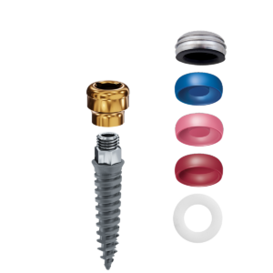LODI-Implantat mit Locator-Abutment und Laborset